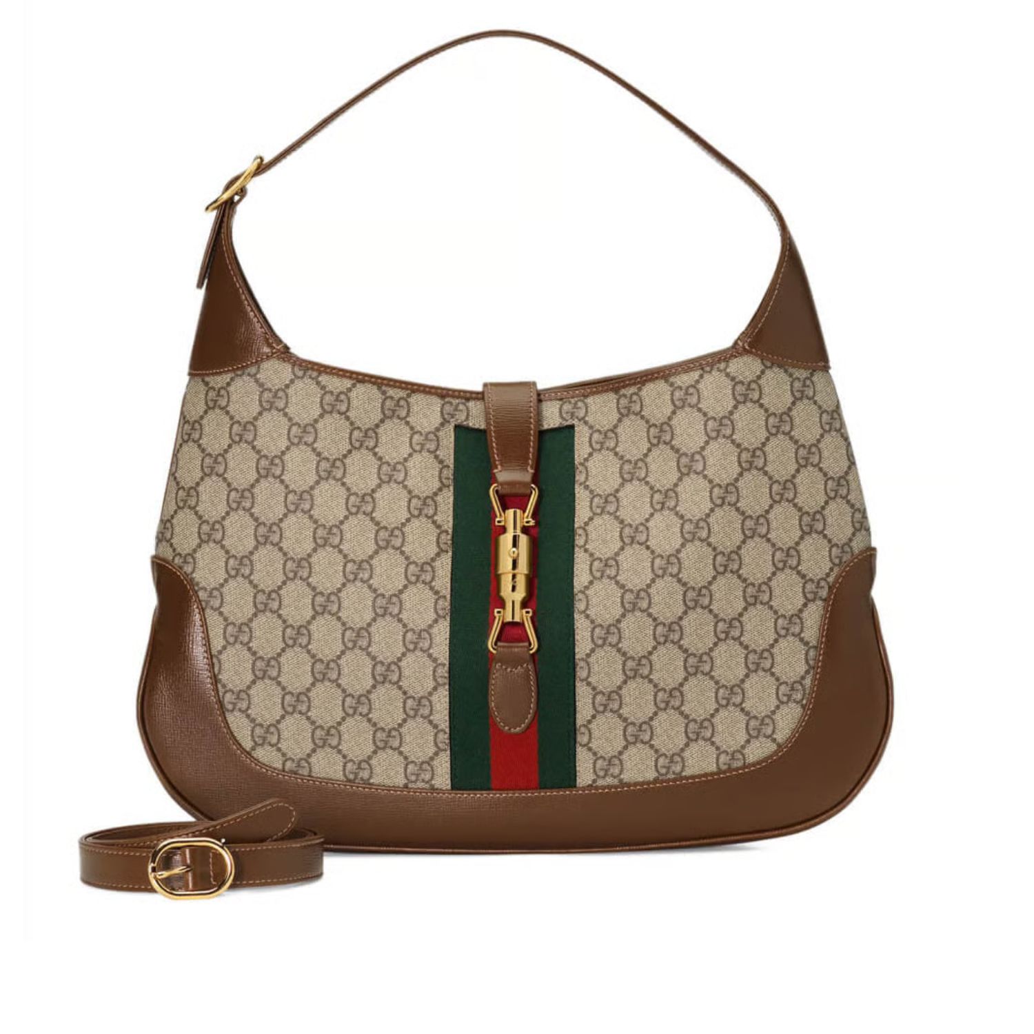 Gucci Jackie 1961 Medium Shoulder Bag in GG Canvas 36.5cm