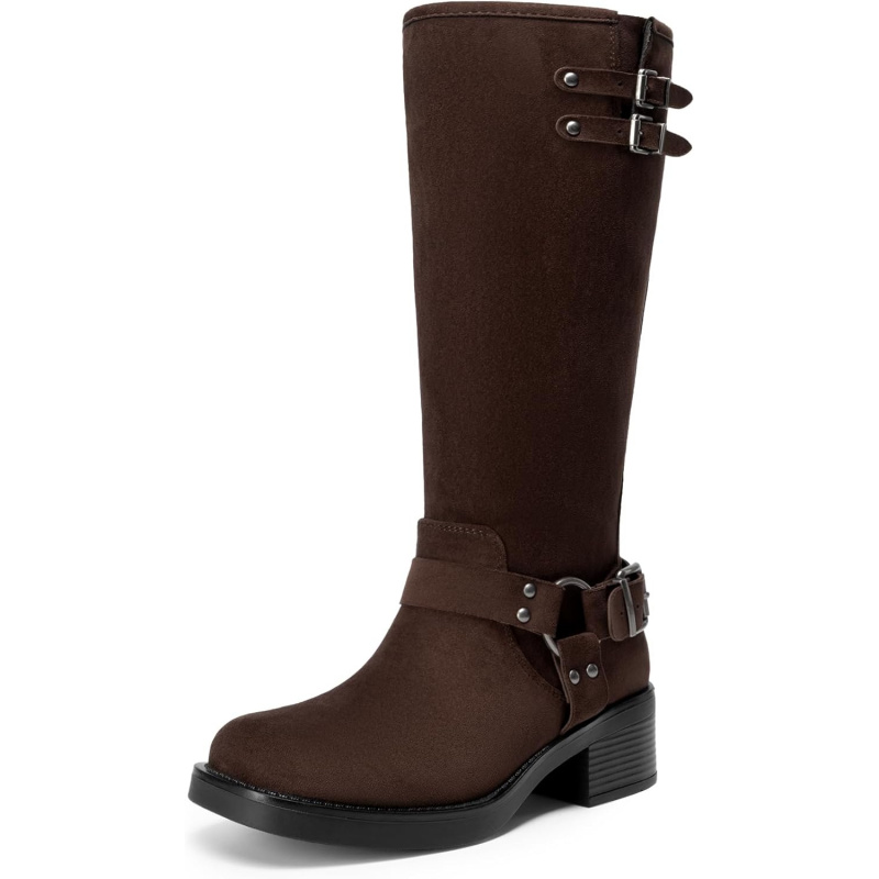 Women's Knee High Boots Combat Boots Goth Boot