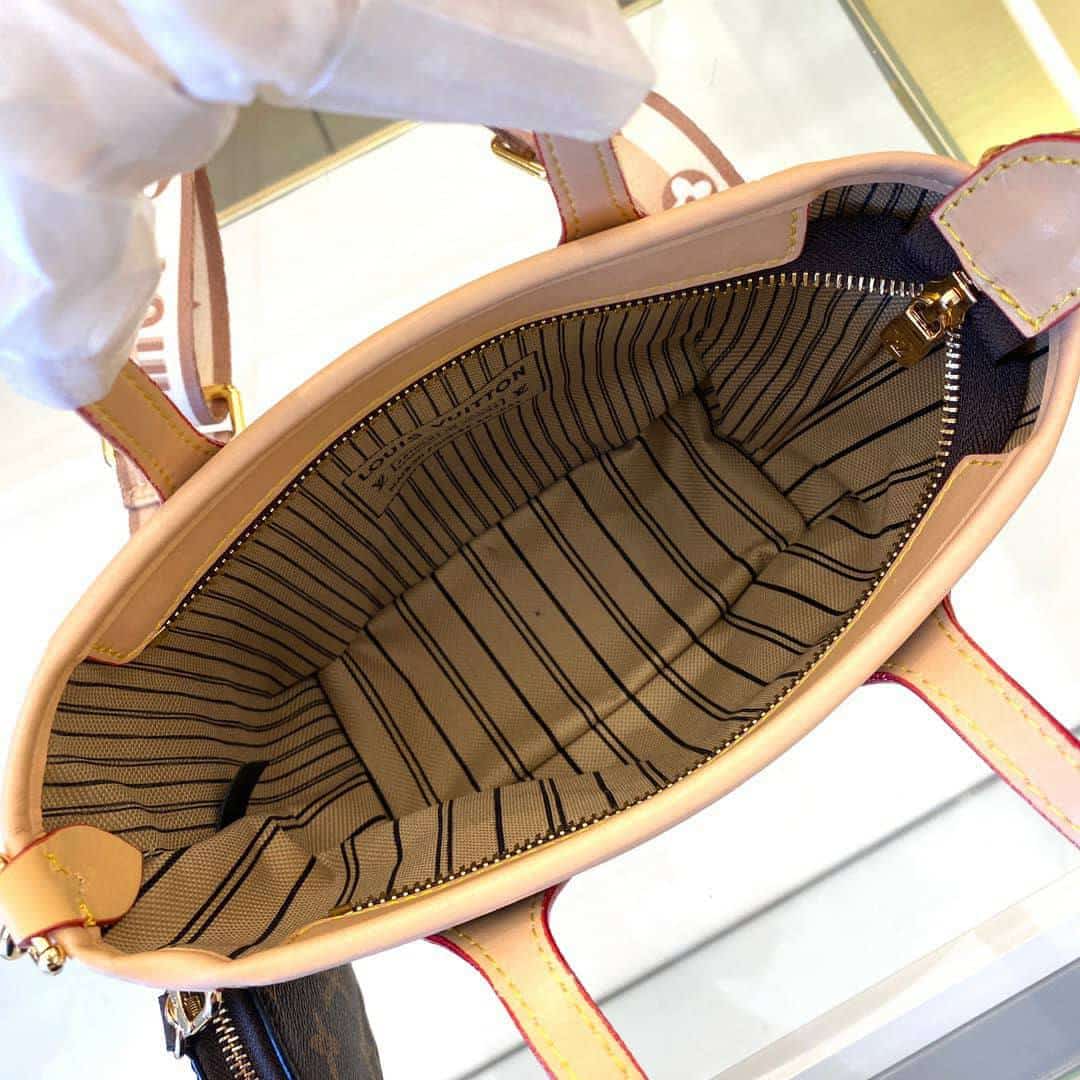 Louis Vuitton Neverfull BB Monogram Canvas Beige 25Cm M46705