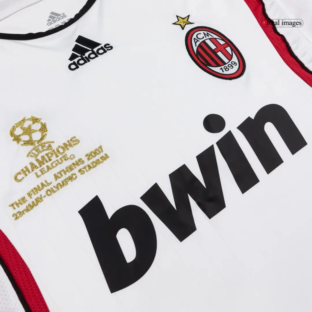 AC Milan 2006/07 Away Retro Long Sleeve Soccer Jersey