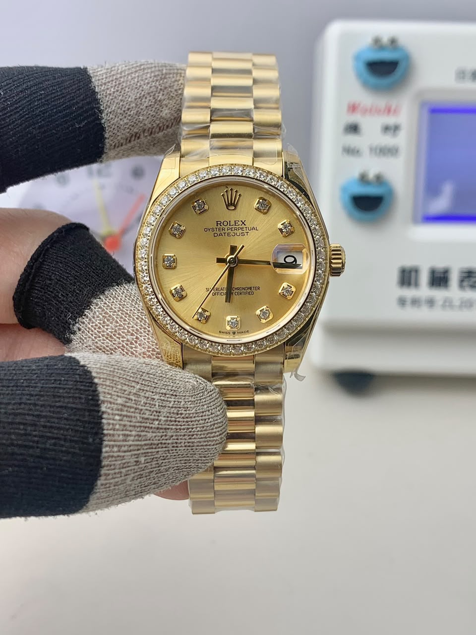 [SUPER CLONE] Rolex Datejust 31mm Yellow Gold Ladies 278288RBR