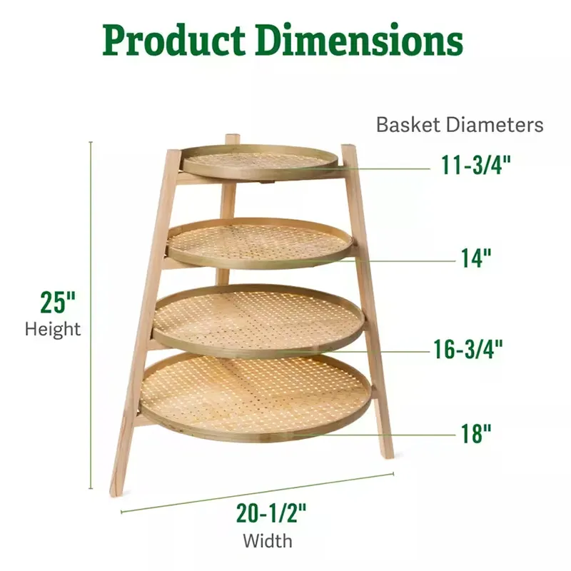 Bamboo Herb Drying Rack