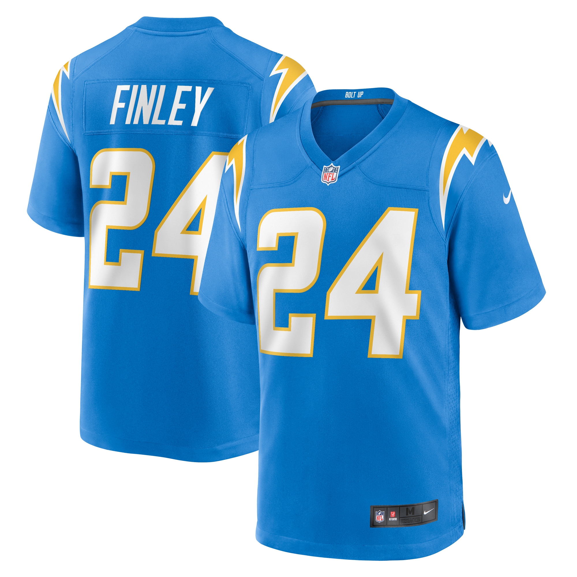 AJ Finley Los Angeles Chargers Nike Team Game Jersey -  Powder Blue