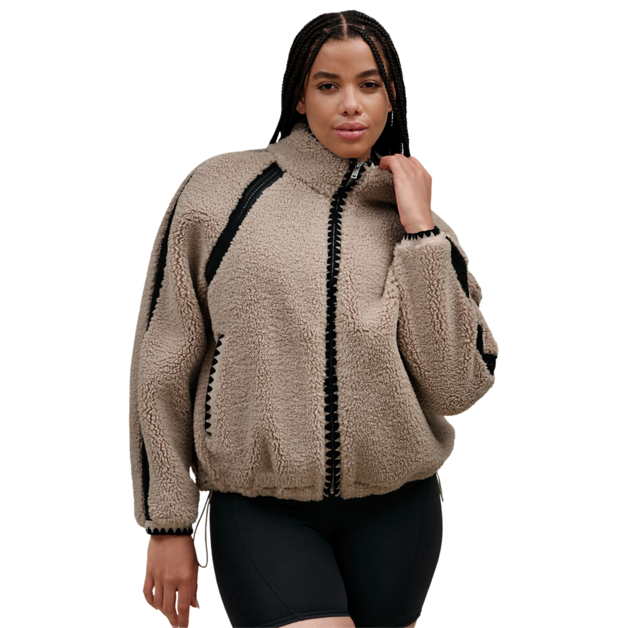 UGG NIKIA CROCHET UGGFLUFF JACKET