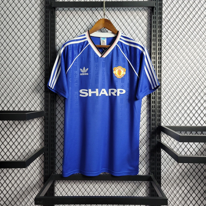 Retro 1988-90 Manchester United 2 Away Football jersey retro