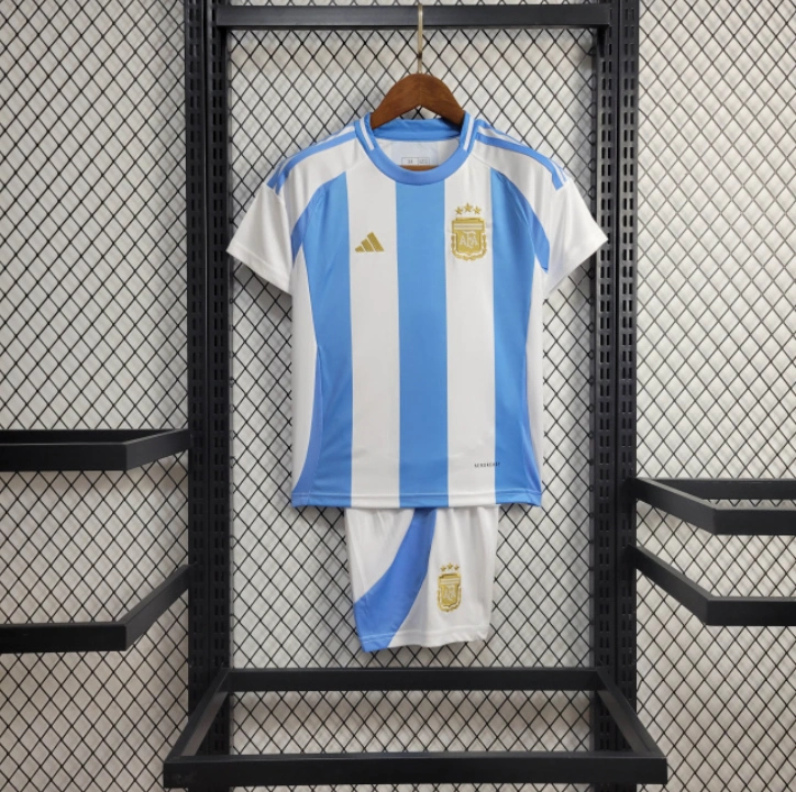 2024-25 Argentina Home KIDS Football Jersey