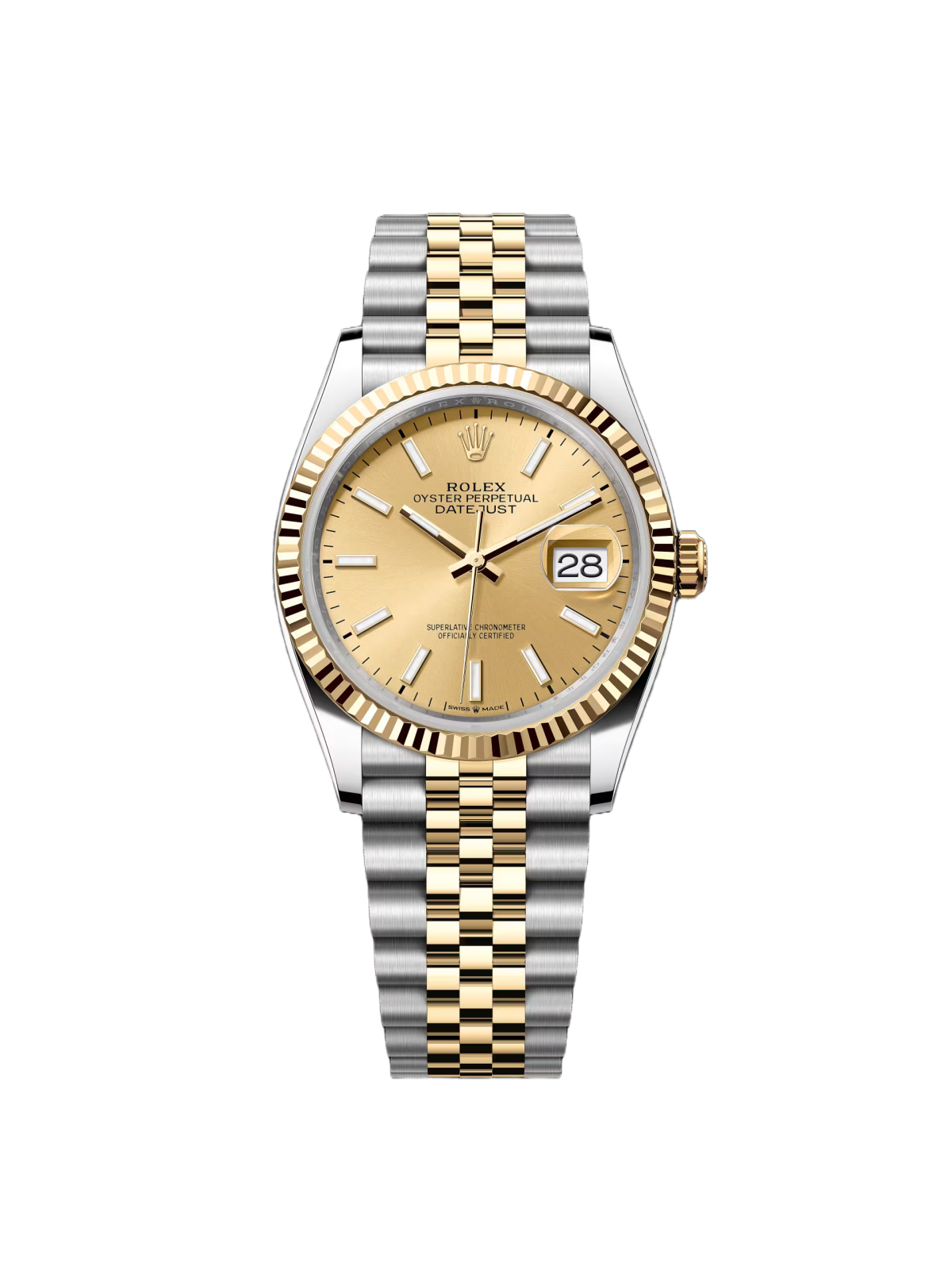 Rolex  Datejust 36mm 126233 Champagne Dial Jubilee Bracelet Watch