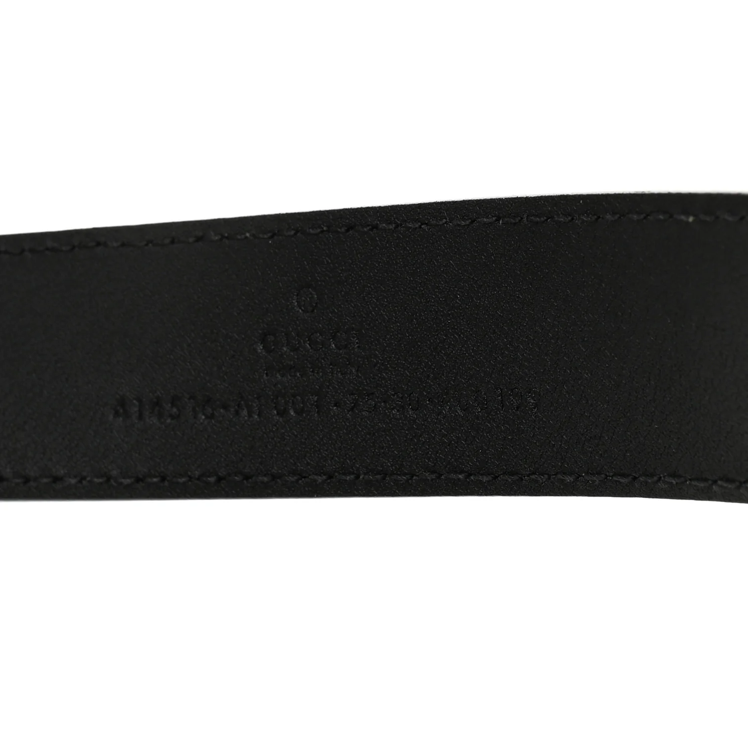 Calfskin Double G 30mm Belt 75 30 Black