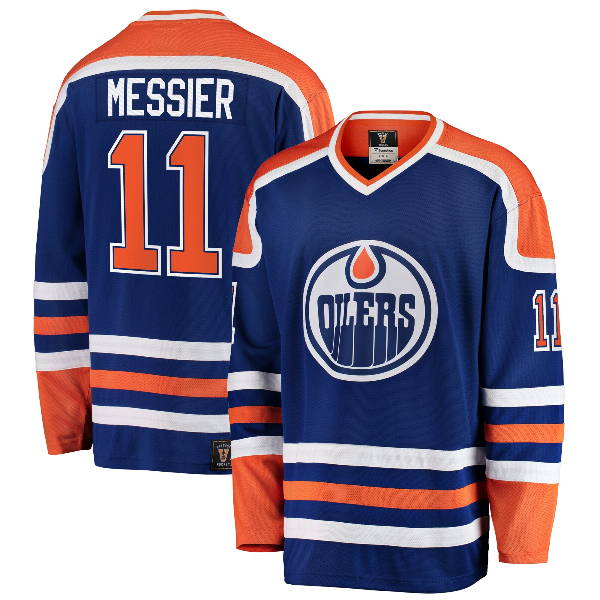 Mark Messier Edmonton Oilers Fanatics Premier Breakaway Retired Player Jersey – Blue