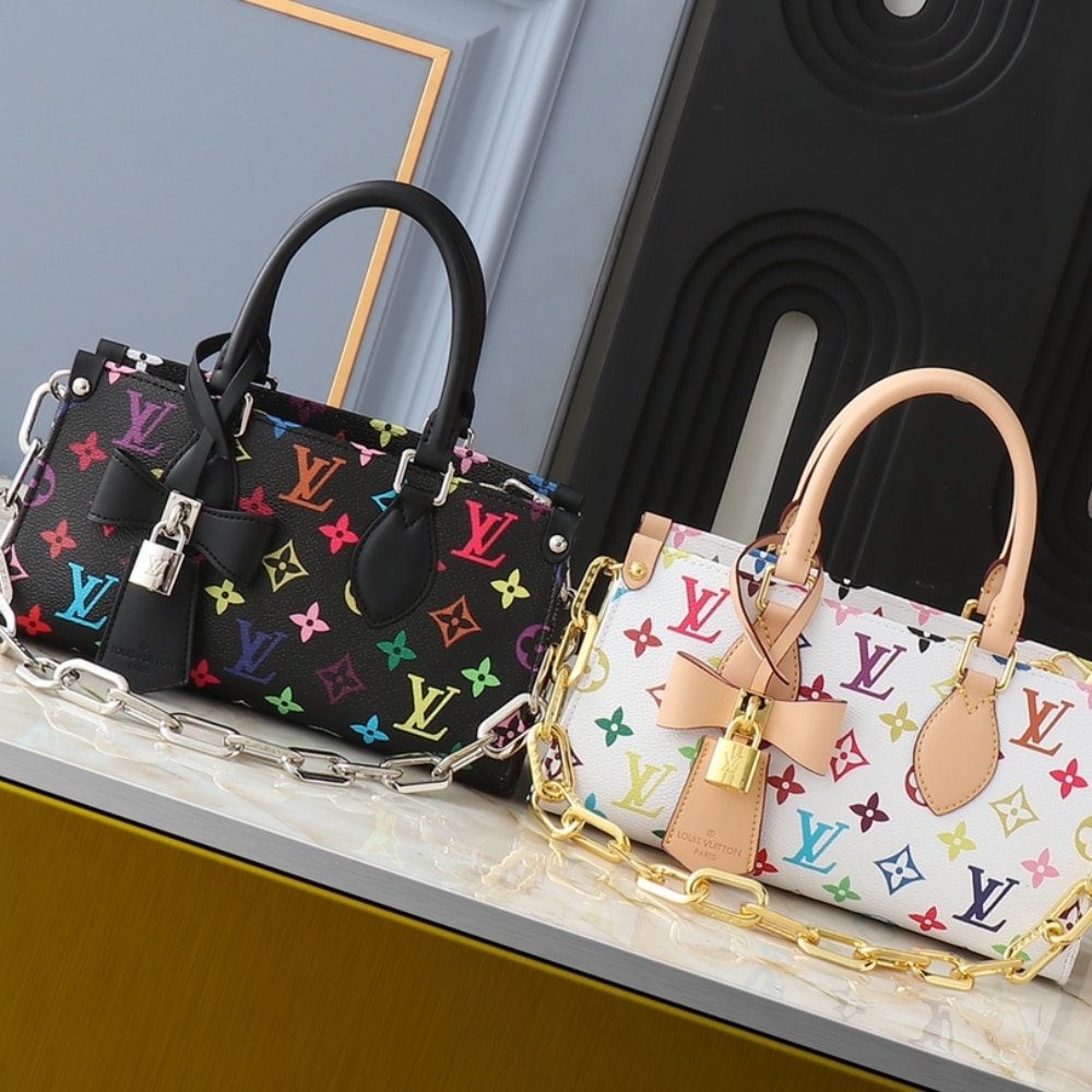 Louis Vuitton X Takashi Murakami Onthego East West Chain White 25Cm