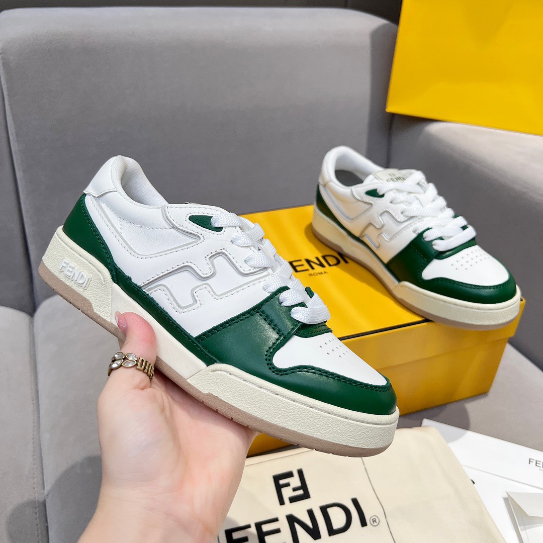 FENDI Match Canvas low-top  sneakers