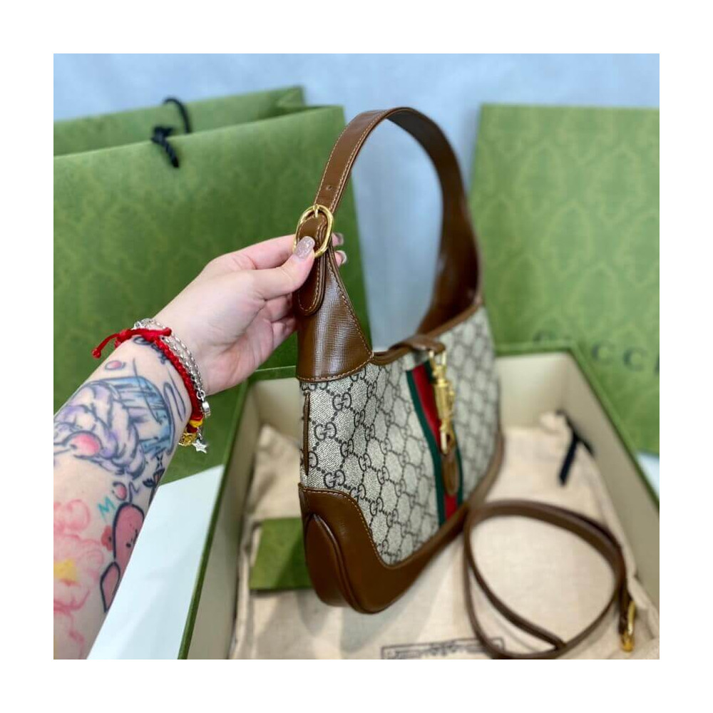Gucci Jackie 1961 Small Shoulder Bag GG Supreme Canvas 28cm