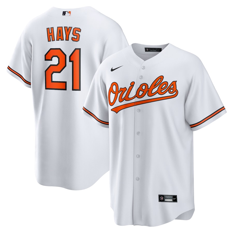Austin Hays Baltimore Orioles Player Jersey White