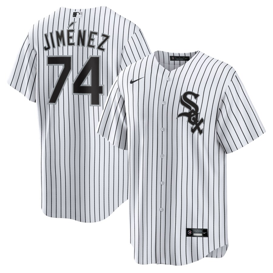 Eloy Jimenez Chicago White Sox Home Player Name Jersey White