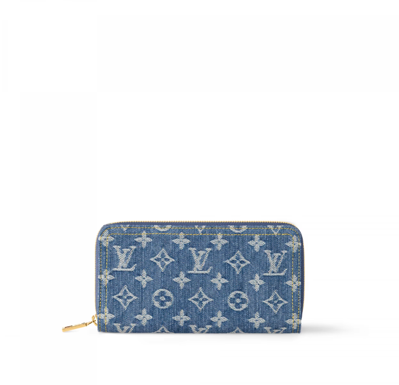 Louis Vuitton M82958 Zippy Wallet Denim Blue
