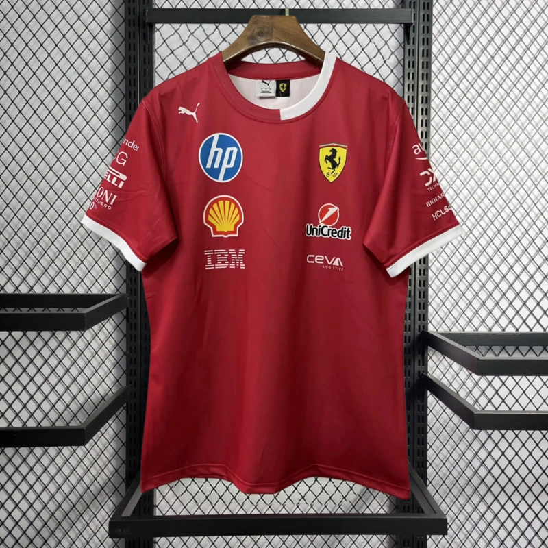 2025 F1 Ferrari t-shirt Racing Suit