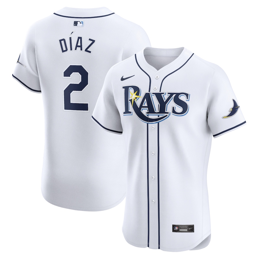 Yandy Diaz Tampa Bay Rays Home Elite Player Jersey White