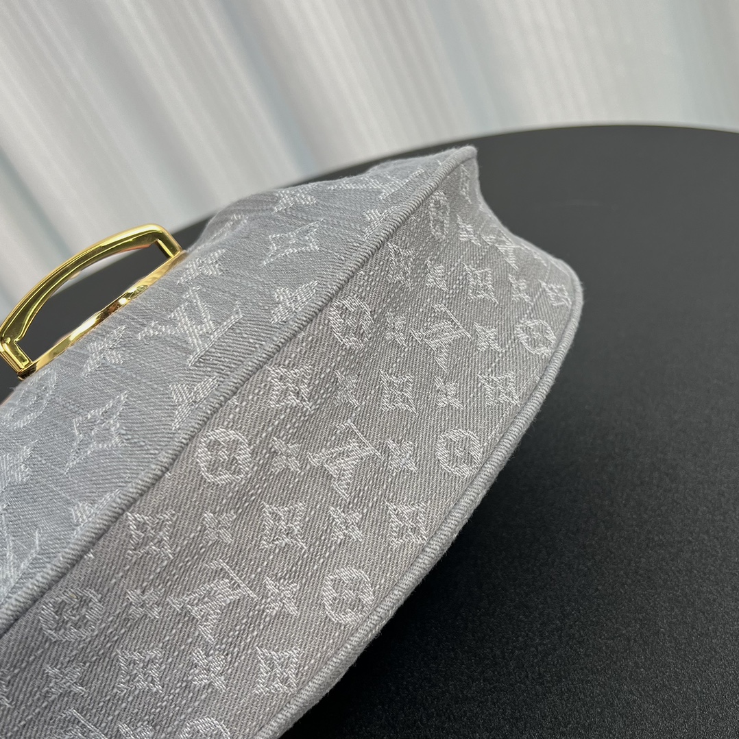 Louis Vuitton Monogram Denim Sunset Shoulder Bag 27cm/ 10.6in
