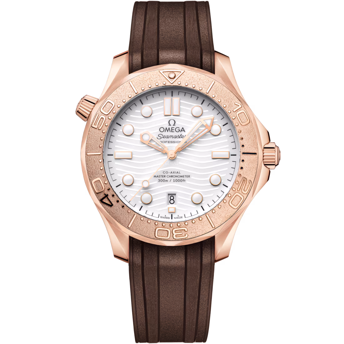 Seamaster Diver 300M Sedna Gold Master Chronometer 42mm 210.52.42.20.04.001