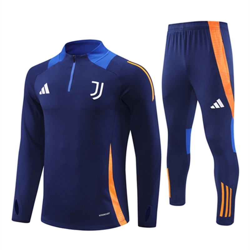 2024-25 Juventus Royal Blue Long Sleeve Training Suit