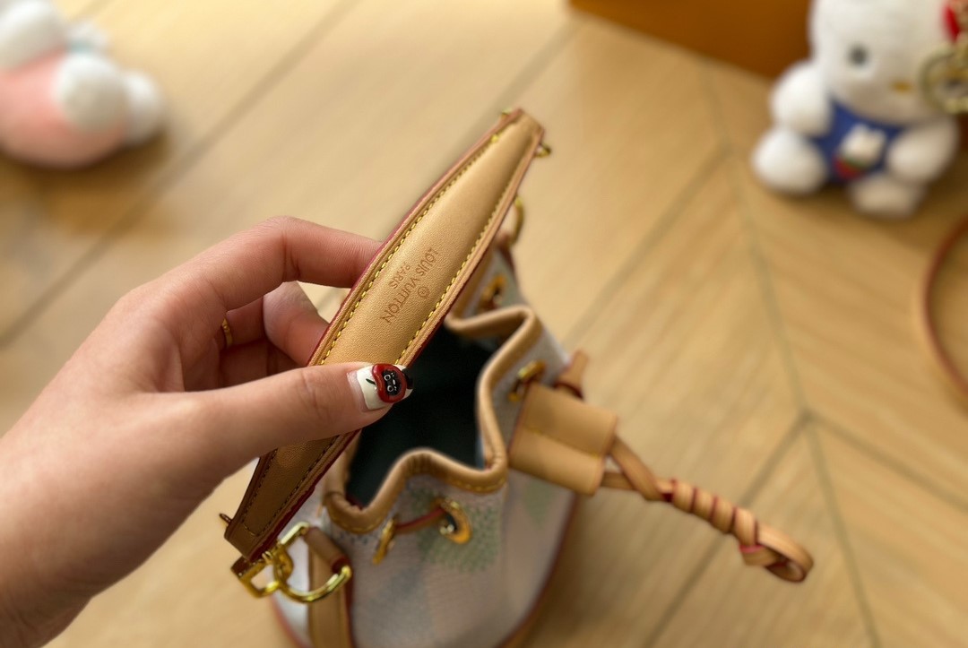 Louis Vuitton Nano No  Damier Canvas Pistachio 16Cm N40640