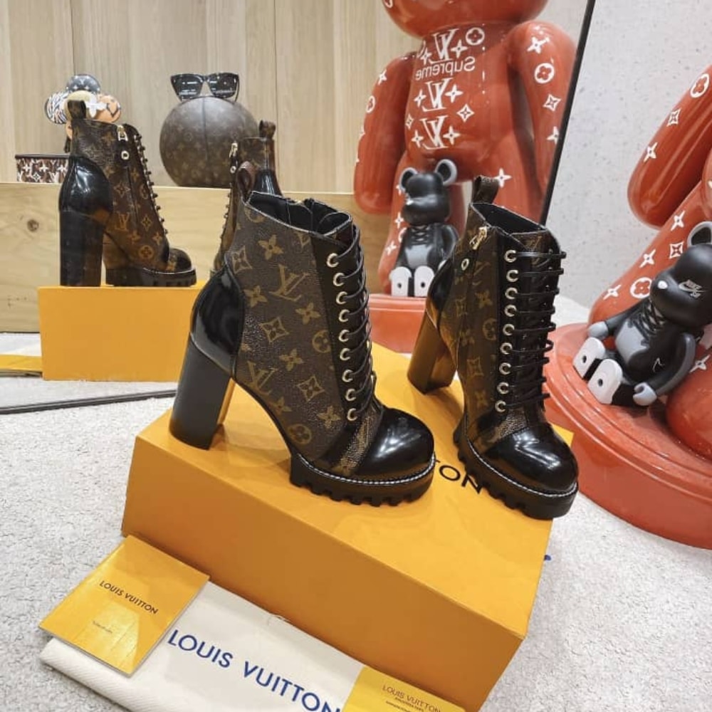 Louis Vuitton Star Trail Ankle Boot Brown 1A2Y7P