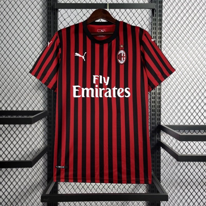 Retro 2019-20 AC Milan Home football jersey Retro