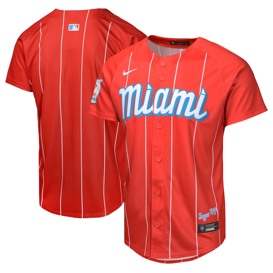 Miami Marlins Youth City Connect Limited Jersey Red