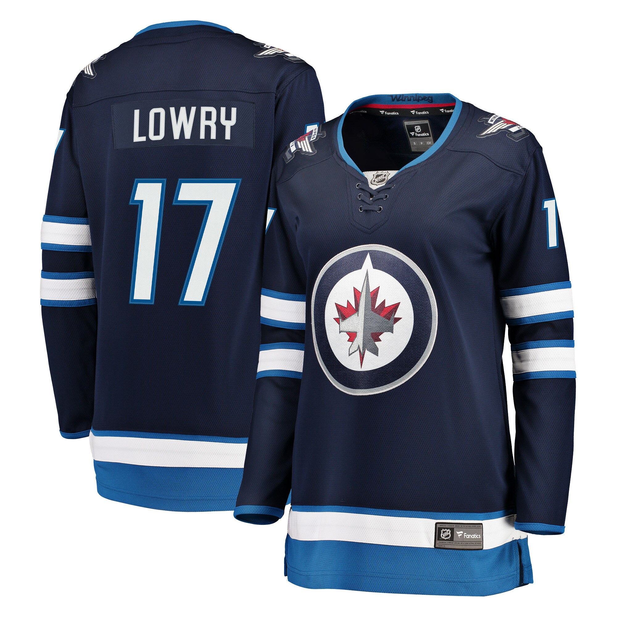 Adam Lowry Winnipeg Jets Fanatics Women’s Breakaway Player Jersey – Navy