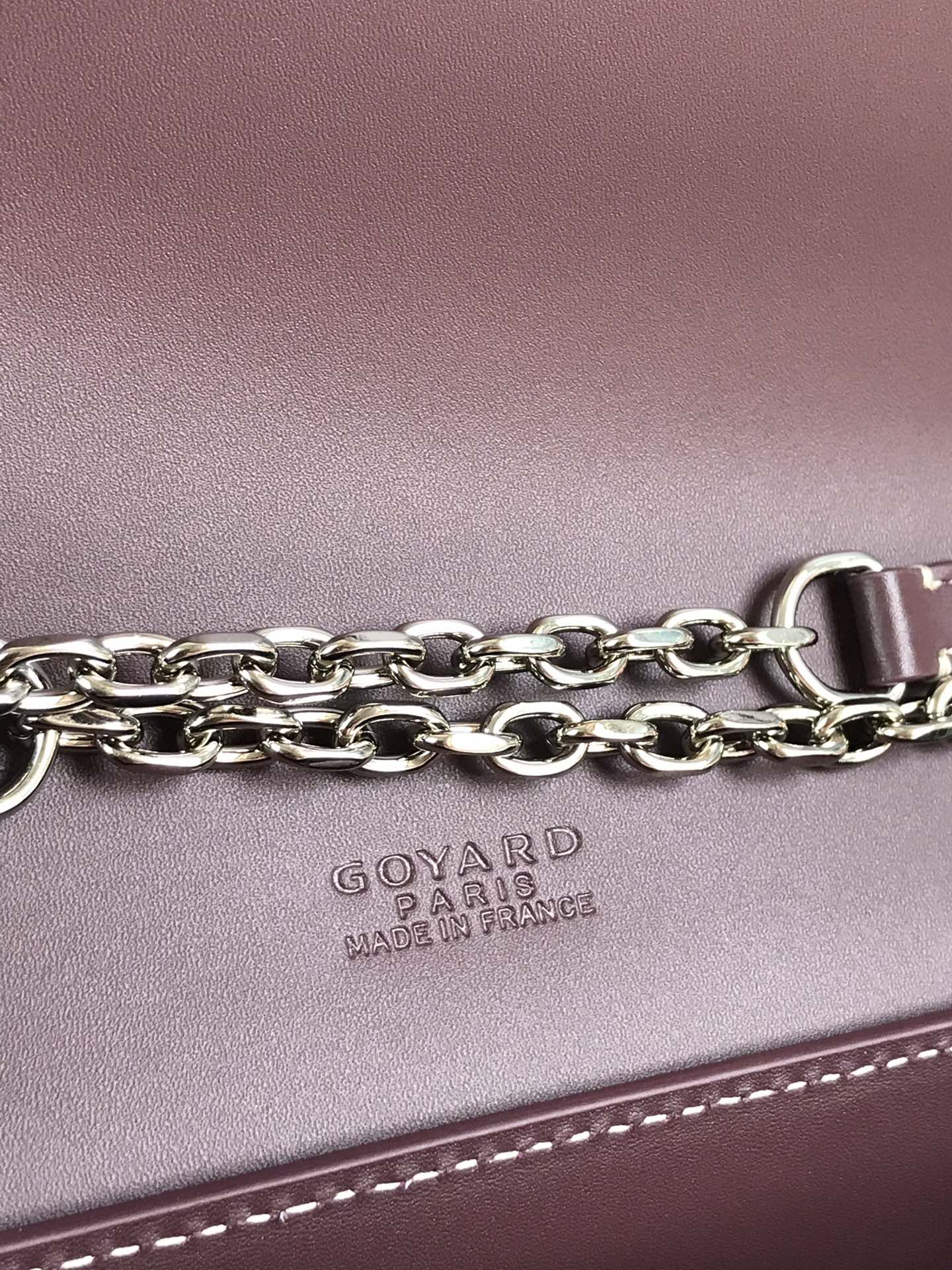 Goyard Duchesse Marie-Caroline Bag 25cm Wine Red Goyardine Canvas And Smooth Calfskin