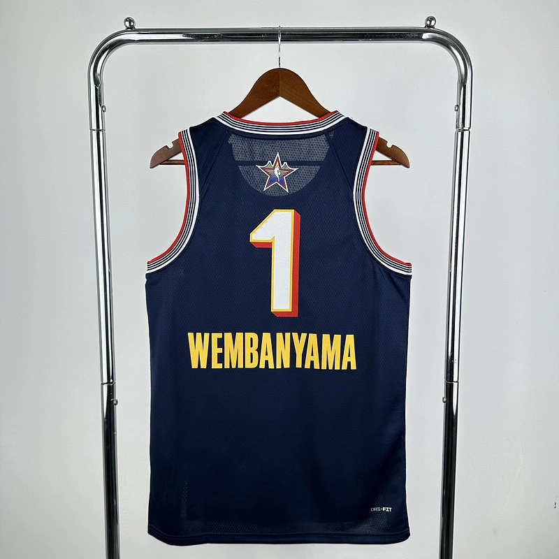2025 NBA All Star Game 1 WEMBANYAMA Basketball Jersey