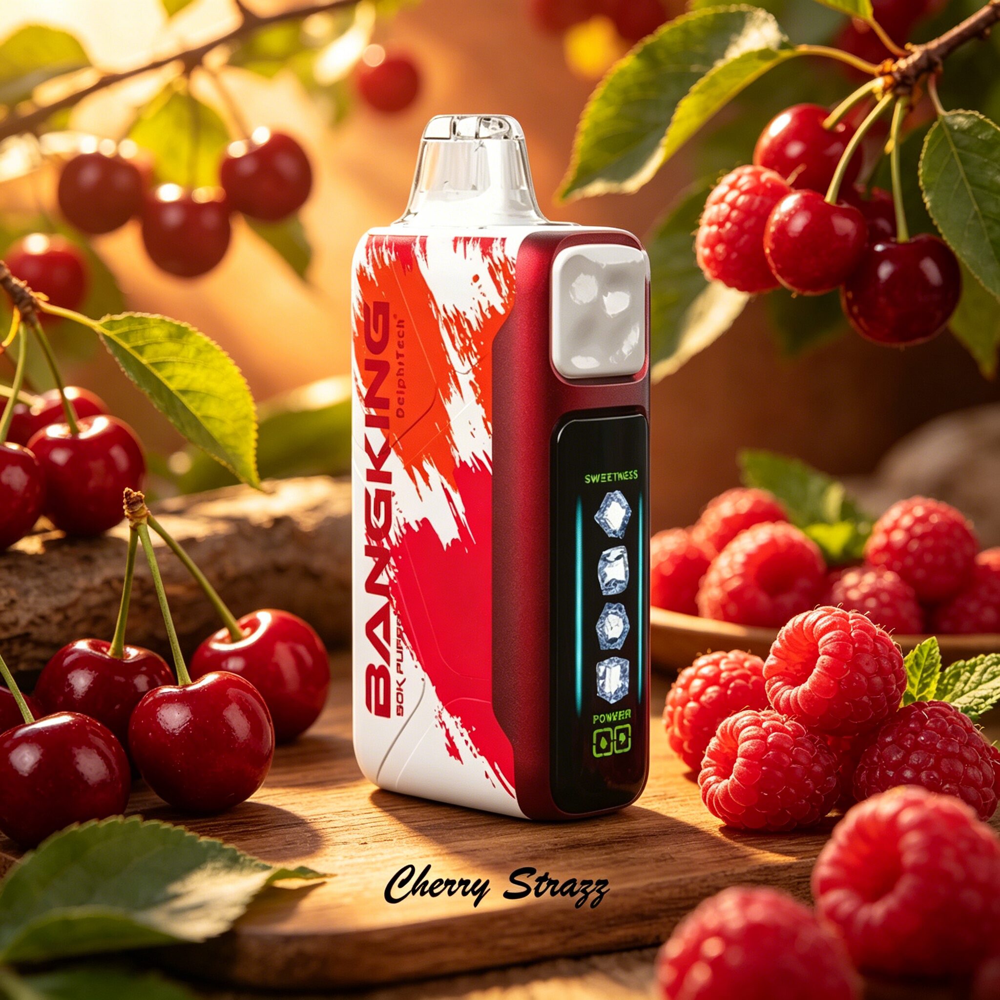 Bang King Ice Cool 60000 60K Puffs Adjustable Ice Level LED Display Disposable Vape Japan warehouse