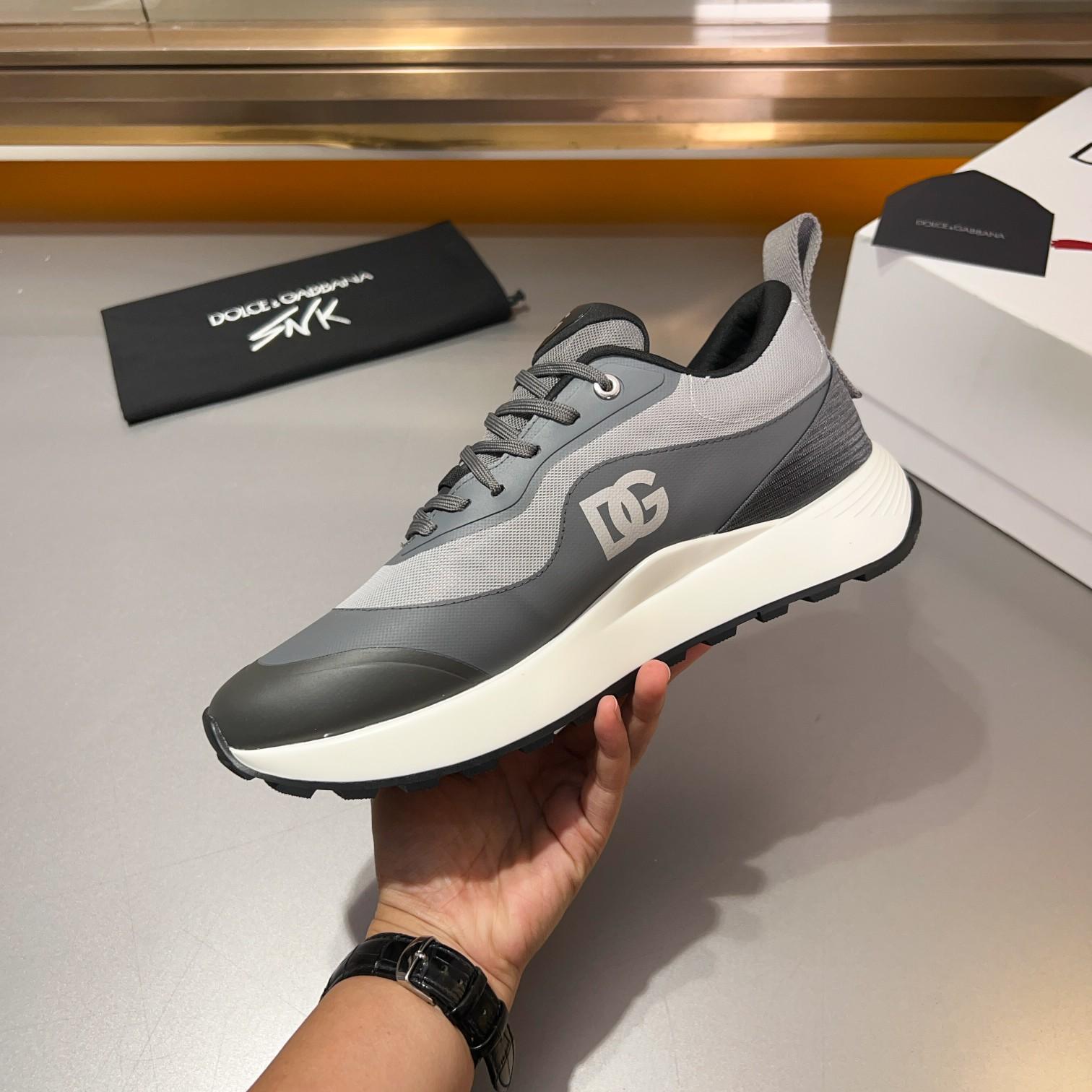 DOLCE & GABBANA Mixed-material sneakers