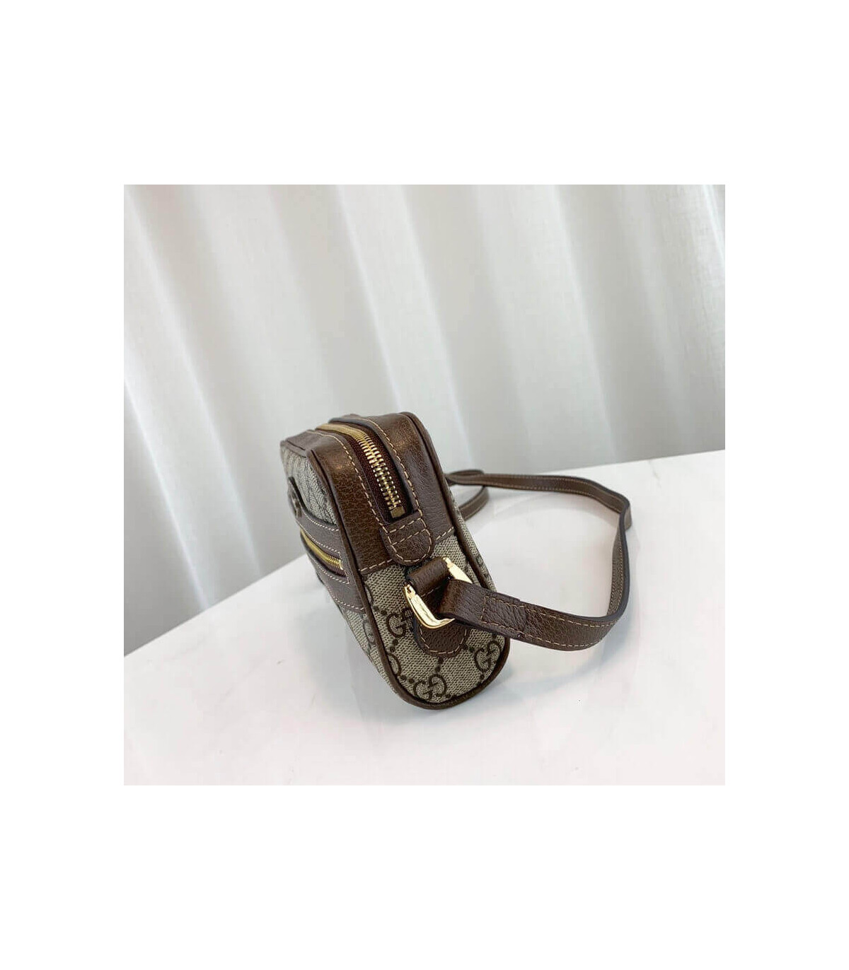 Gucci Ophidia GG Supreme Mini Bag Beige