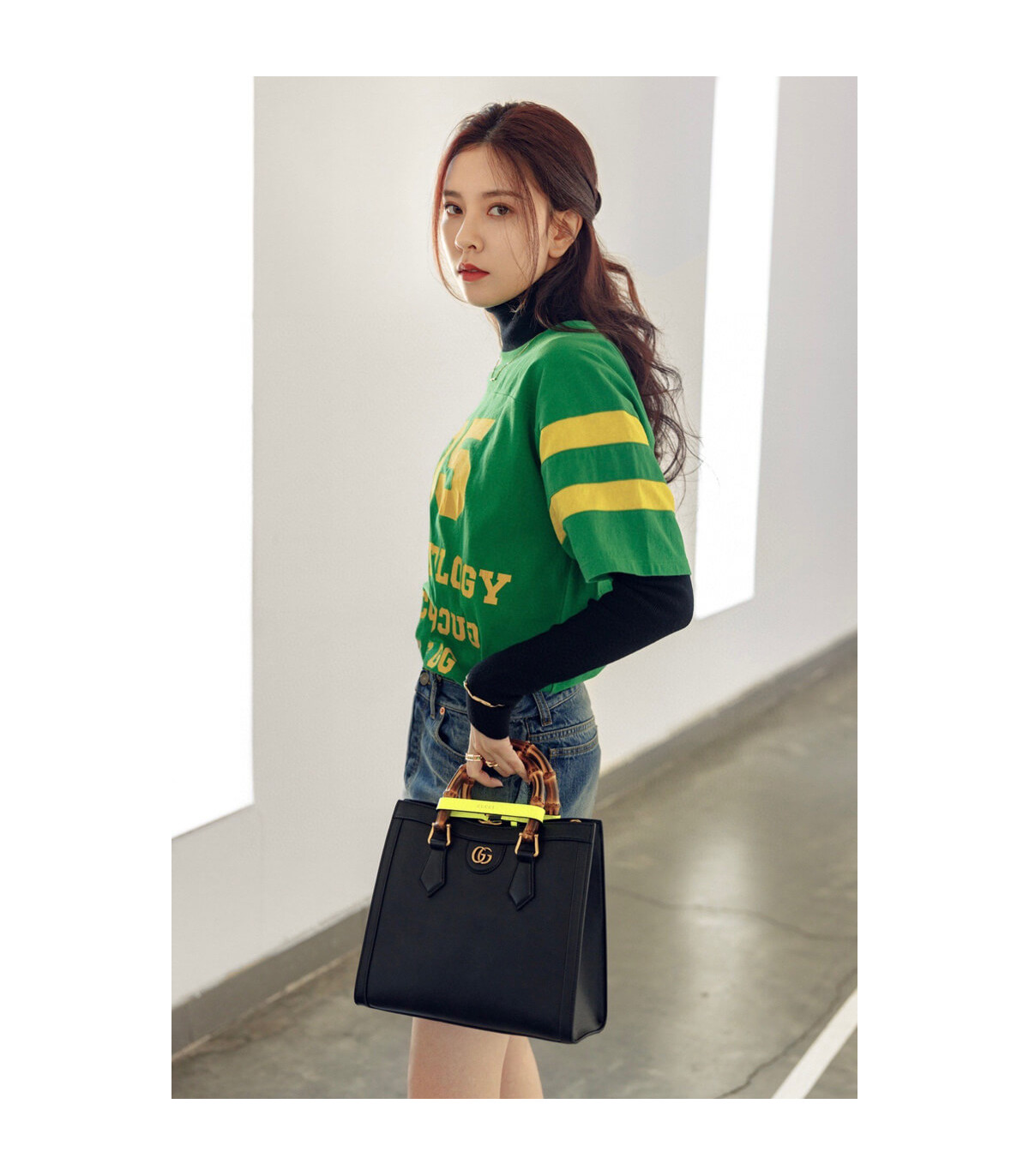 Gucci Diana Small Tote Bag Black