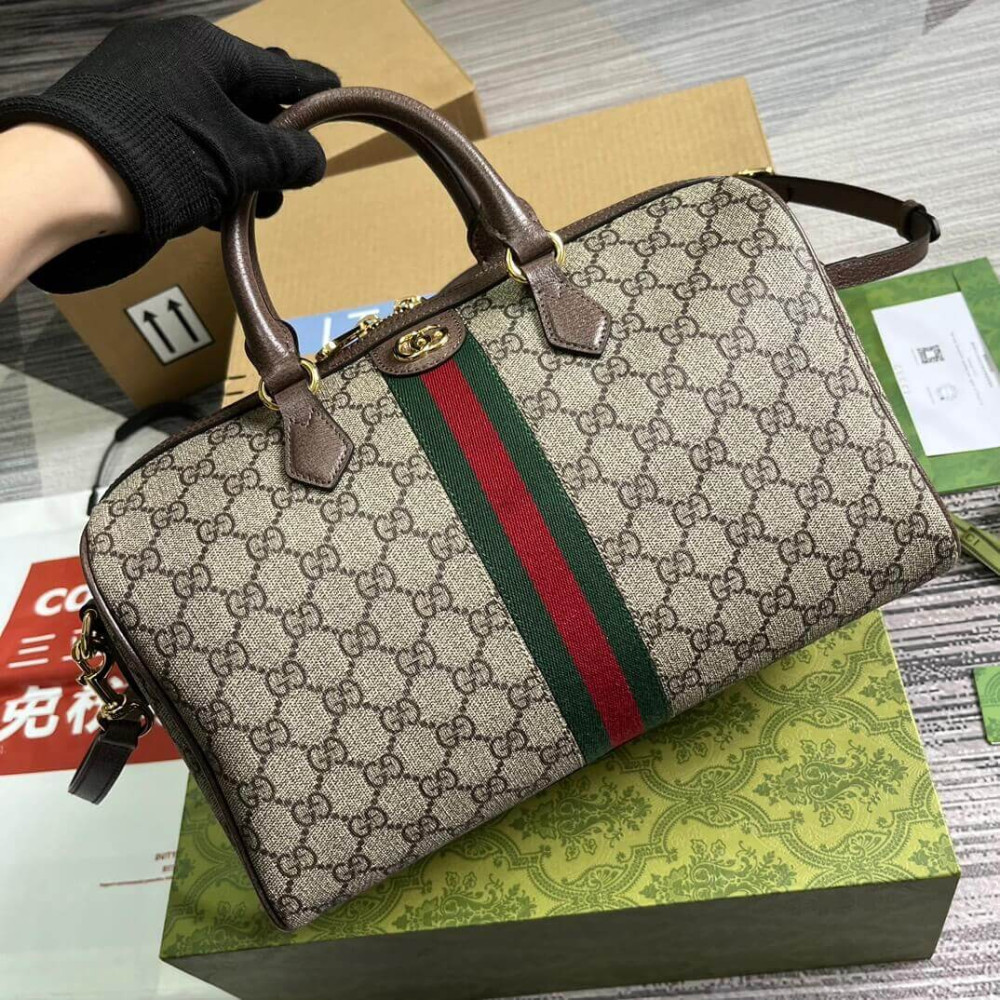 Gucci Ophidia GG Medium Top Handle Bag