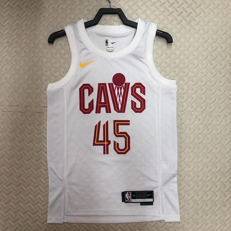 2023 NBA Cleveland Cavaliers 45 MITCHELL Basketball Jersey