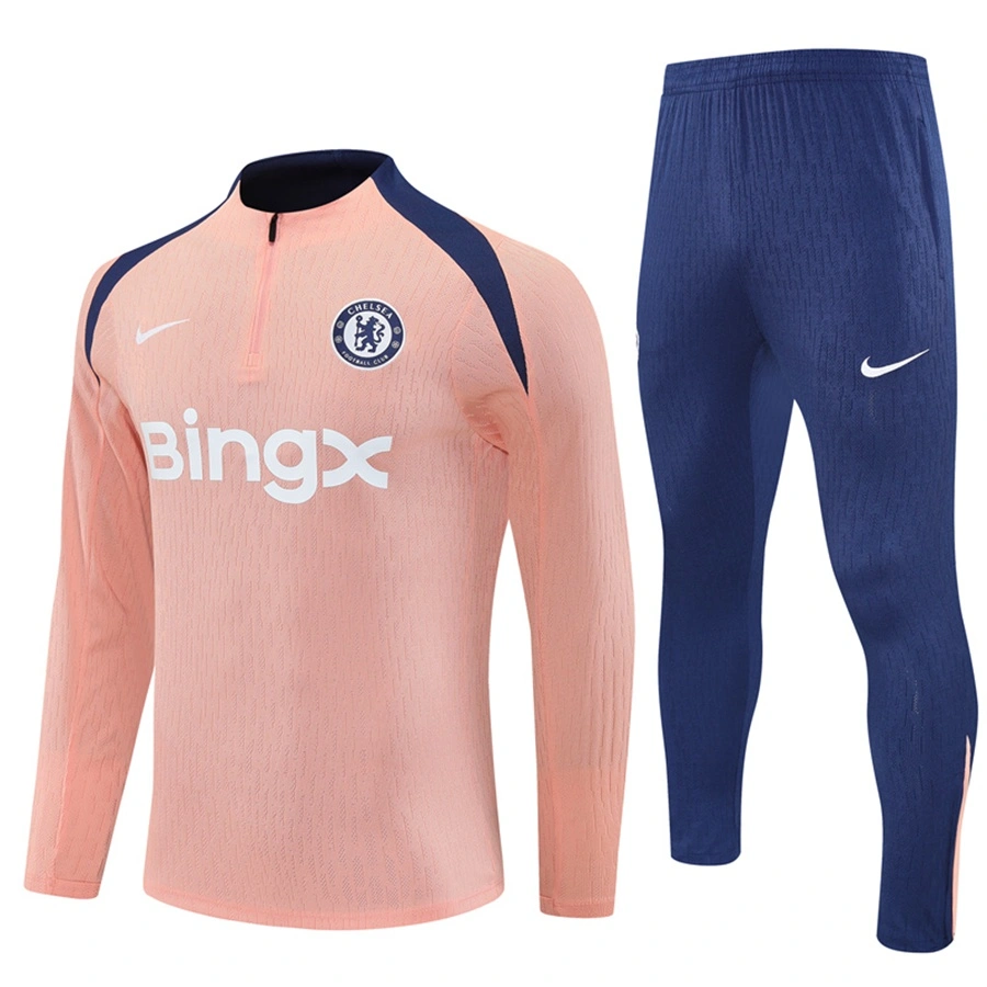 2025-26 Chelsea Light Pink [Player] Long Sleeve Training Suit
