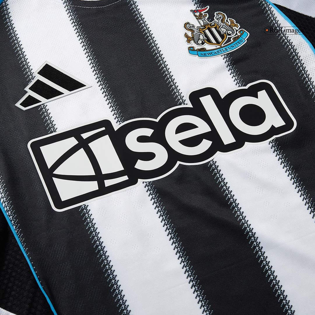 Newcastle United Player Version Home Soccer Jersey 2025/26 Black&White
