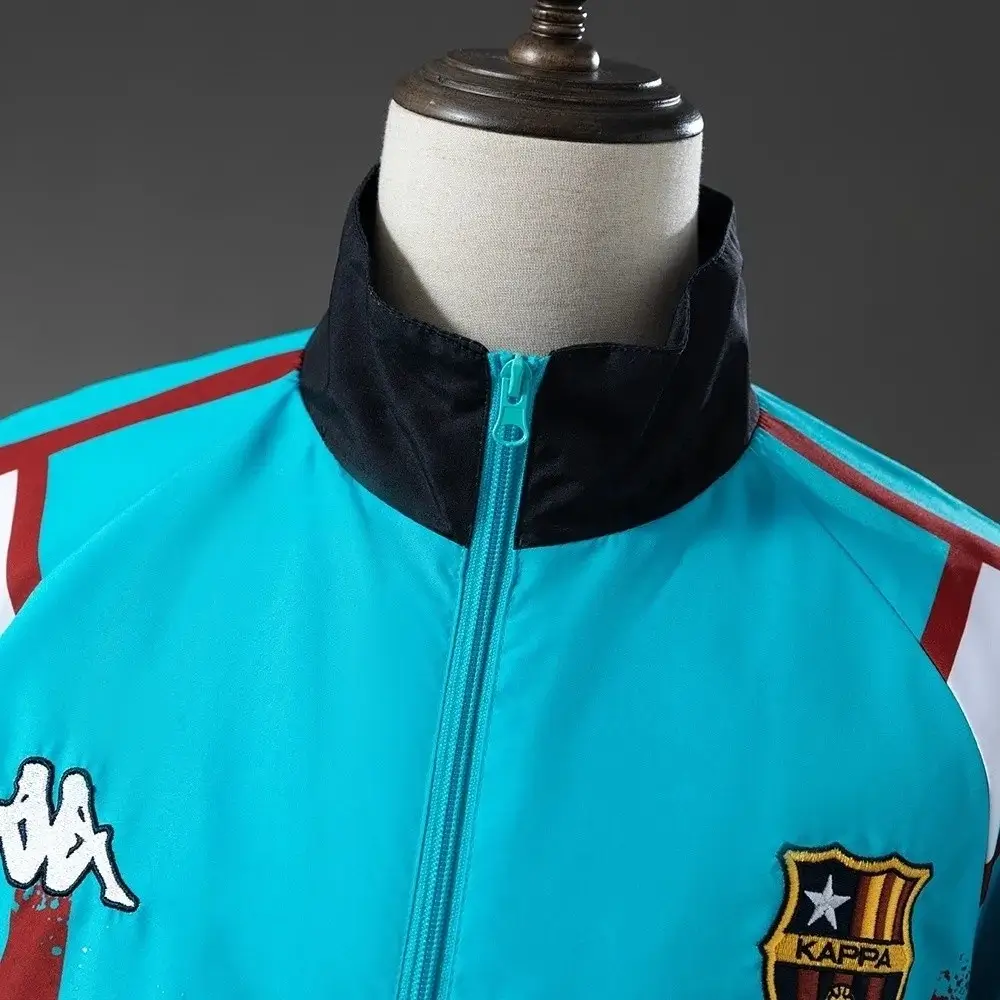 Barcelona Windbreaker 1996/97 Retro #9 Football Soccer Jacket