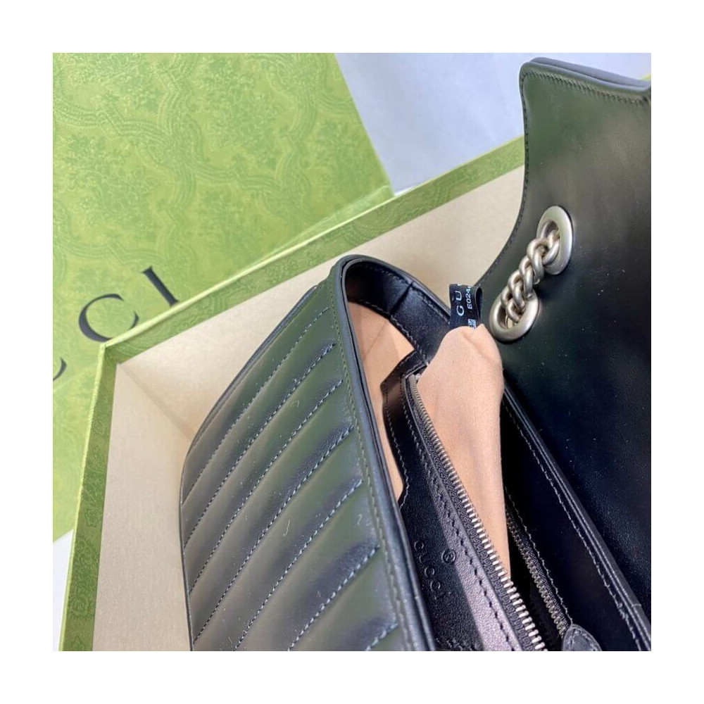 Gucci GG Marmont Small Shoulder Bag Black