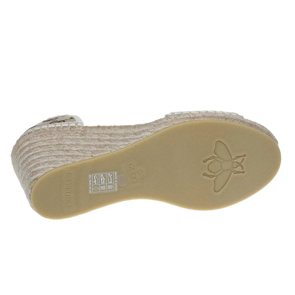 Gucci Women’S Gg Espadrille With Patch White