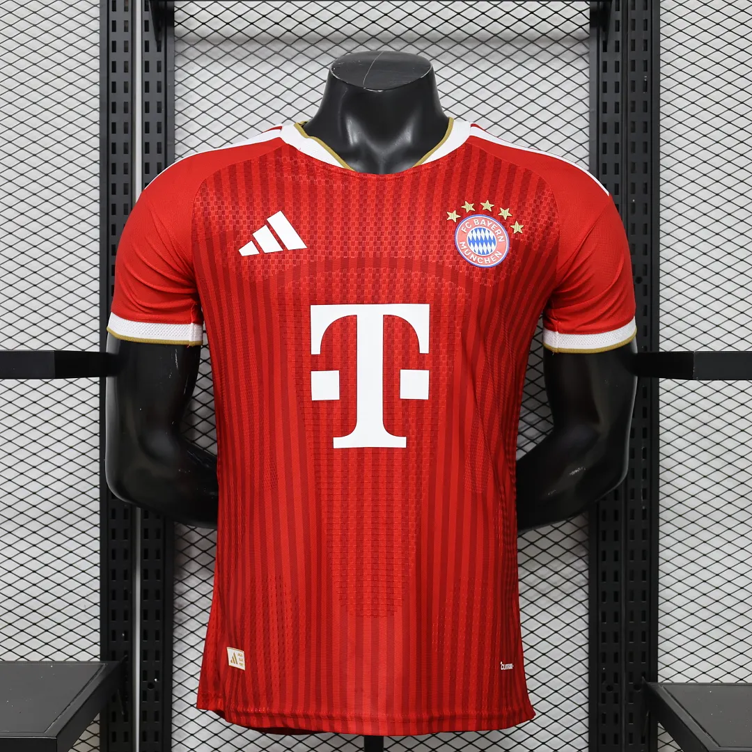 2026/27 Bundesliga Bayern Munich Team Home Football Jersey Player Version - JerseyFun