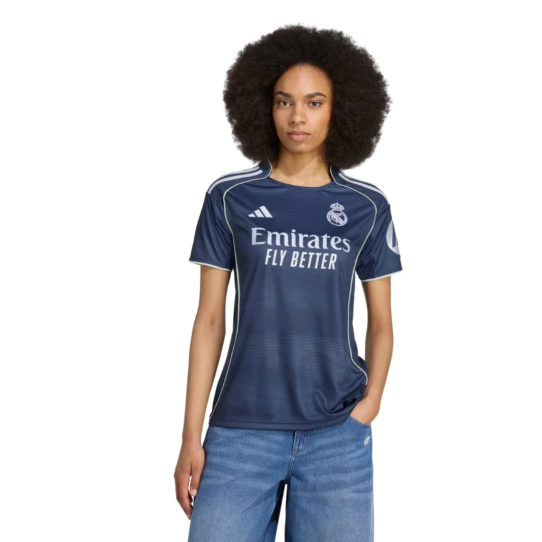 adidas Women's Real Madrid Vini Jr. Away Jersey 25/26 (Legend Ink)