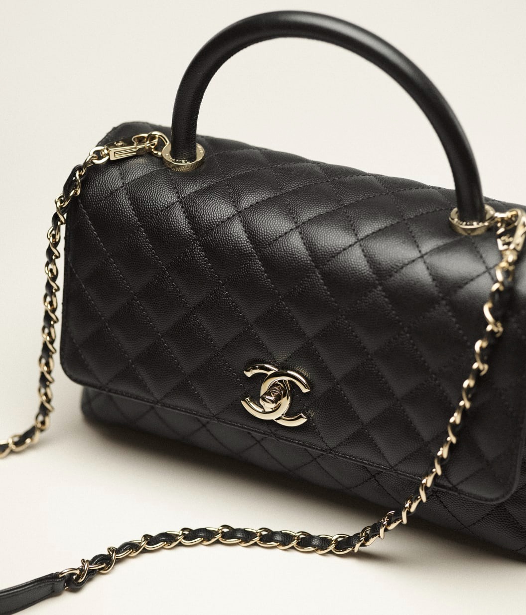 Chanel Coco Large Flap Bag With Top Handle 29cm