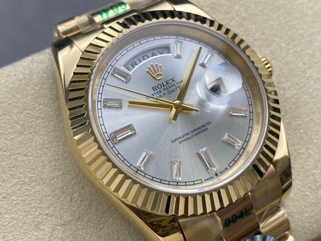 [SUPER CLONE] Rolex Day-Date 40mm Yellow Gold