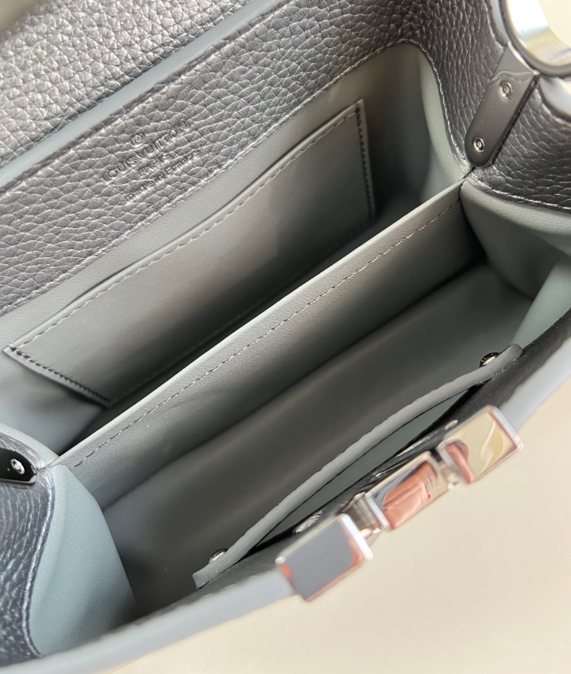 Louis Vuitton Capucines Gray 21Cm