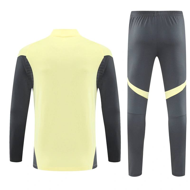 2025-26 Real Madrid yellow Special Edition Long Sleeve Training Suit
