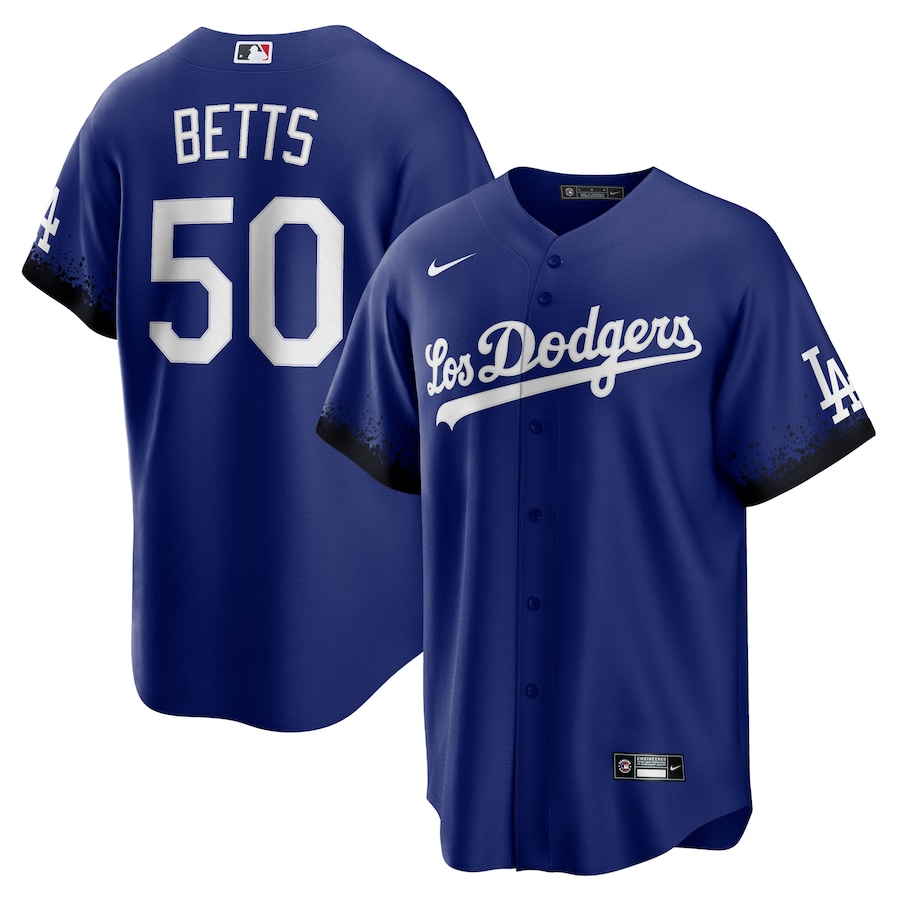 Mookie Betts Los Angeles Dodgers City Connect Player Jersey Royal