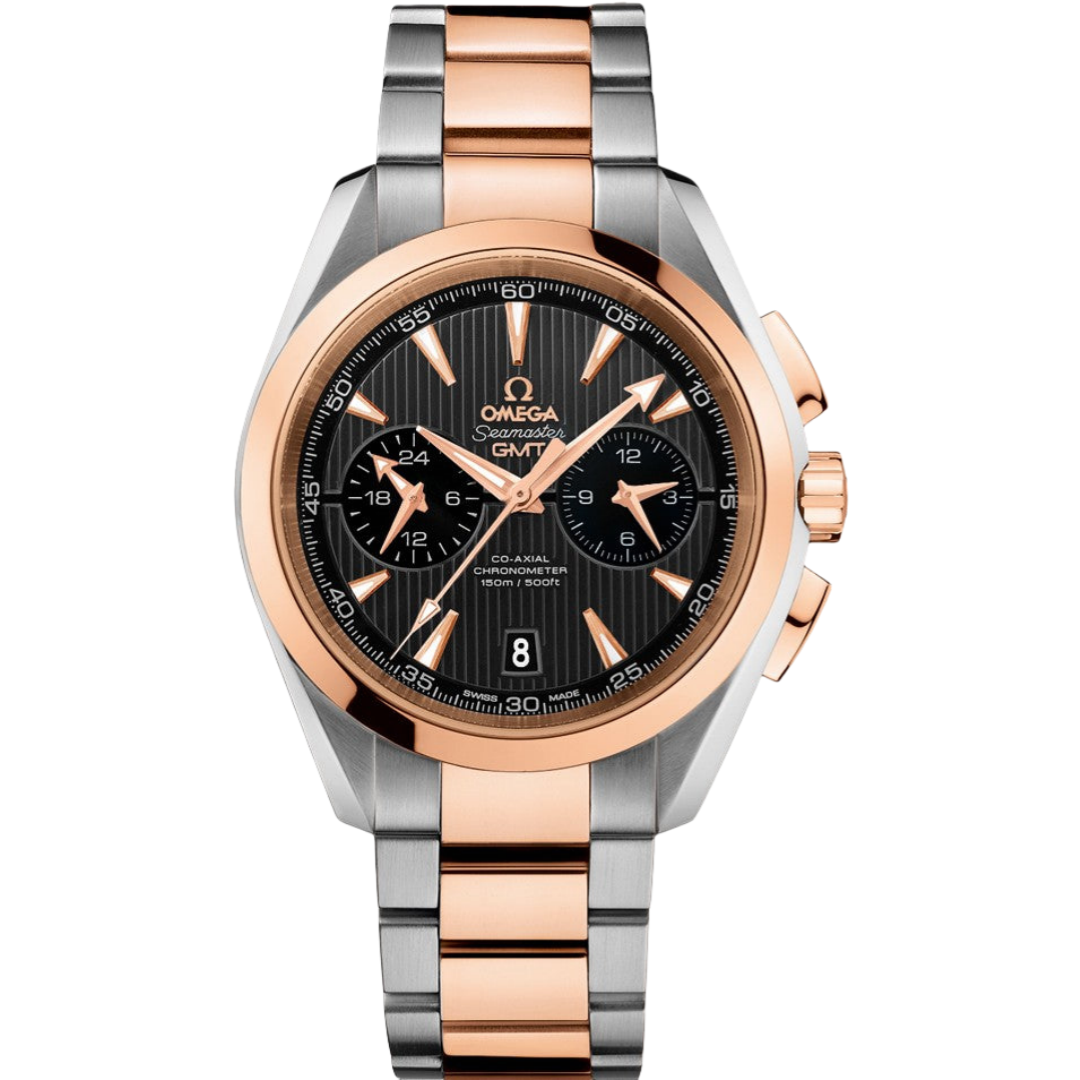 Omega Seamaster Aqua Terra 150m Co-Axial Chronograph GMT 43mm Grey/Steel 231.20.43.52.06.001